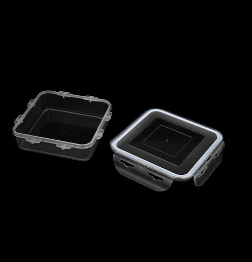 What is the main function of this Blue lockable plastic crisper box?